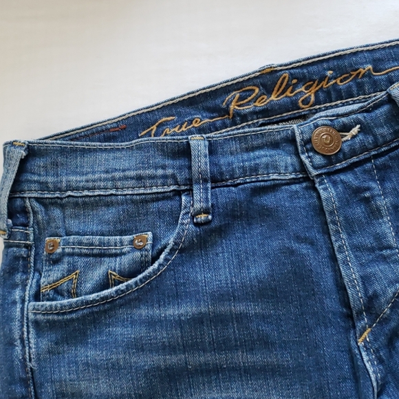 True Religion Low Rise Straight Leg Jeans - Picture 7 of 8